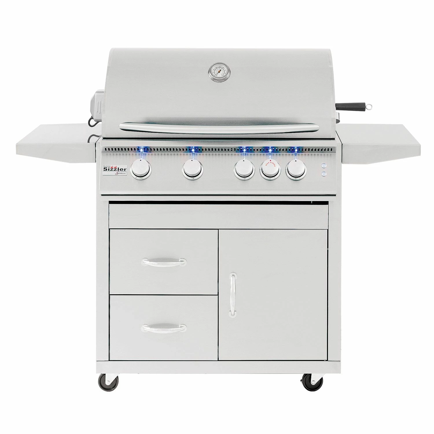 Summerset SIZPRO32-CART-SIZ32 Sizzler Pro Series Gas Grill On Deluxe Cart, 32-Inch 1 Summerset SIZPRO32-CART-SIZ32 Sizzler Pro Series Gas Grill On Deluxe Cart, 32-Inch