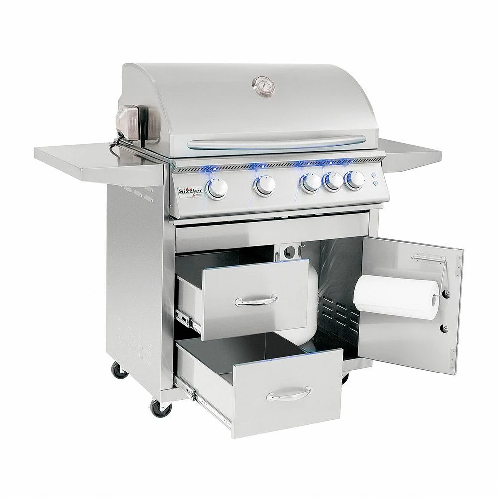 Summerset SIZPRO32-CART-SIZ32 Sizzler Pro Series Gas Grill On Deluxe Cart, 32-Inch 2 Summerset SIZPRO32-CART-SIZ32 Sizzler Pro Series Gas Grill On Deluxe Cart, 32-Inch - Image 2