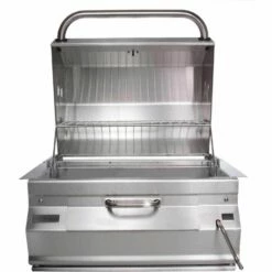 Fire Magic 12-SC01C-A Legacy 24-Inch Built-In Charcoal Grill With Smoker Oven/Hood 5 Fire Magic 12-SC01C-A Legacy 24-Inch Built-In Charcoal Grill With Smoker Oven/Hood -Broil King Shop charcoal bi front open 1