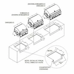Delta Heat DHBQ32-D Built-In Gas Grill, 32-Inches -Broil King Shop delta heat builtin grills 02 20 1
