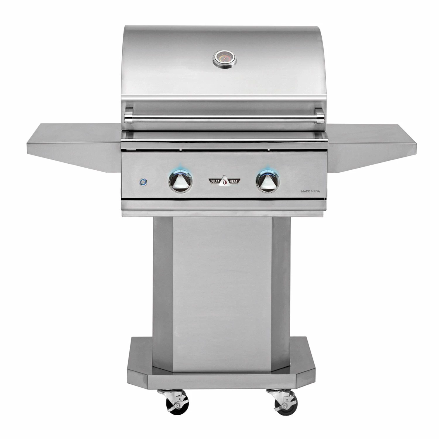 Delta Heat DHBQ26G-D Freestanding Gas Grill With Pedestal, 26-Inches 1 Delta Heat DHBQ26G-D Freestanding Gas Grill With Pedestal, 26-Inches