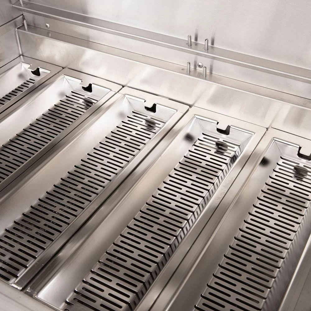 American Made Grills AMG-MUS54 Muscle 54-Inch Built-In Dual Fuel Wood And Gas Grill With Infrared Searing Burner And Rotisserie Kit 5 American Made Grills AMG-MUS54 Muscle 54-Inch Built-In Dual Fuel Wood And Gas Grill With Infrared Searing Burner And Rotisserie Kit - Image 5