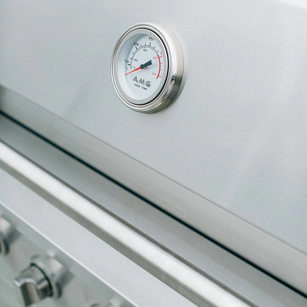 American Made Grills AMG-MUS54-CART Muscle 54-Inch Dual Fuel Wood And Gas Grill With Infrared Searing Burner And Rotisserie Kit On Cart 17 American Made Grills AMG-MUS54-CART Muscle 54-Inch Dual Fuel Wood And Gas Grill With Infrared Searing Burner And Rotisserie Kit On Cart - Image 17