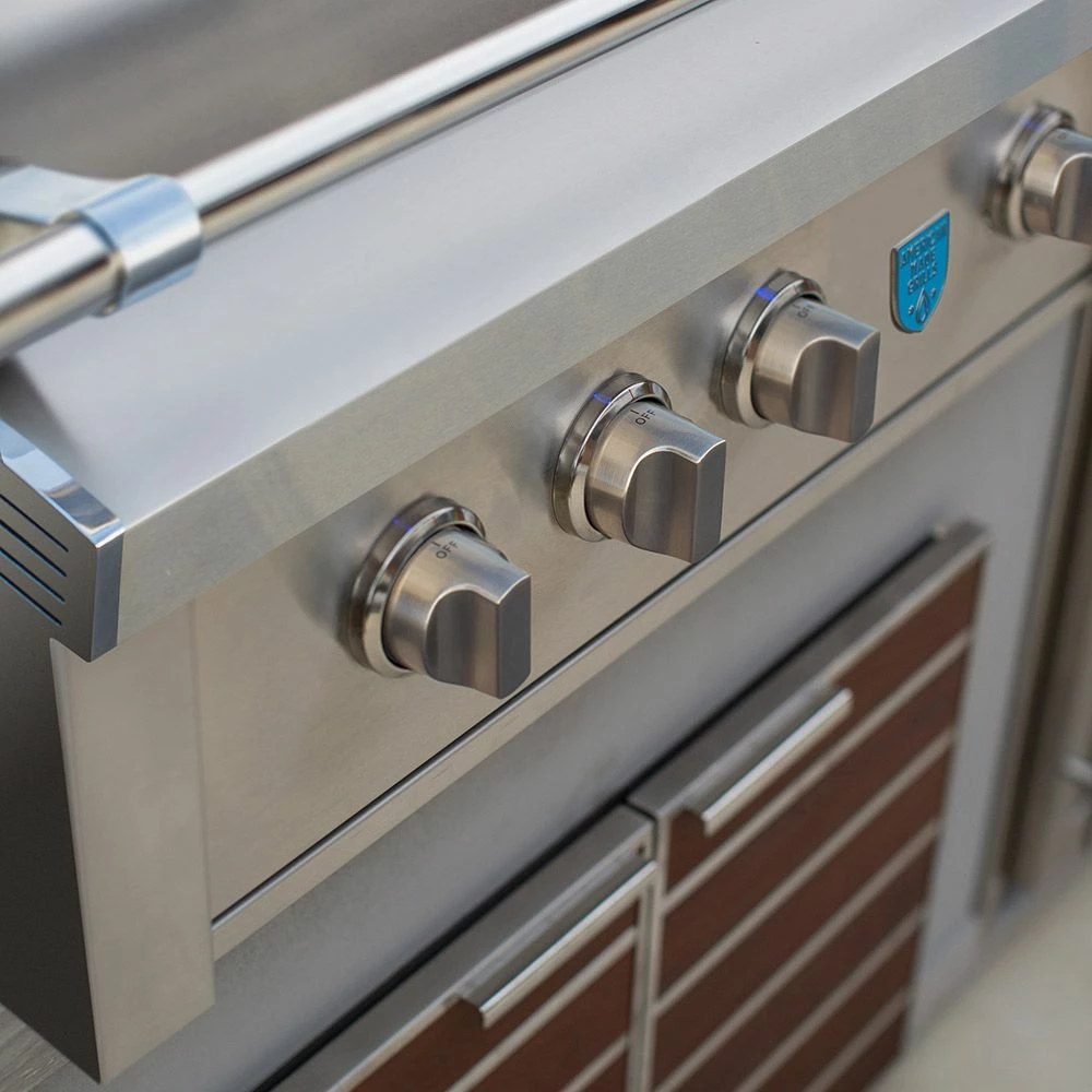 American Made Grills AMG-EST42-CART Estate 42-Inch Gas Grill With Infrared Searing Burner And Rotisserie Kit On Cart 16 American Made Grills AMG-EST42-CART Estate 42-Inch Gas Grill With Infrared Searing Burner And Rotisserie Kit On Cart - Image 16