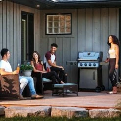 Napoleon F425DSBPGT-ECP Freestyle 425 Gas Grill On Cart With Side Range Burner, Propane -Broil King Shop f425dsbpgt ecp f 05 22