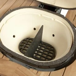 Primo Cast Iron Divider For Oval XL 400 -Broil King Shop fire box divider 314 334 344 in grill 01 20
