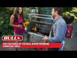 Bull BG-88000 30-Inch Bison Premium Freestanding Charcoal Grill -Broil King Shop g0mtaNeNkLA 1
