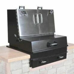 The Good-One The Heritage Oven Generation III Natural Wood Smoker And Grill, Built In -Broil King Shop heritage built in a