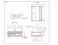Lynx L42BI Built-In Professional Gas Grill, 42-Inch -Broil King Shop l42 specs