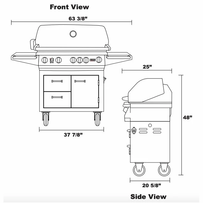 Lion L90000 40-Inch Freestanding Grill 10 Lion L90000 40-Inch Freestanding Grill - Image 10