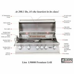 Lion L90000 40-Inch Built-In Grill -Broil King Shop l90000 feat a 03 20