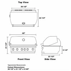 Lion L90000 40-Inch Built-In Grill -Broil King Shop l90000 feat b 03 20