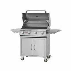 Bull BG-8700x Lonestar Select 30-Inch Grill On Cart 11 Bull BG-8700x Lonestar Select 30-Inch Grill On Cart -Broil King Shop lonestar cart angle open