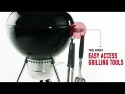 Weber Original Kettle Premium Charcoal Grill, 22-Inch (WEB-KETTLE-PREM) -Broil King Shop mbPh6lCEHvA 27