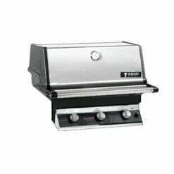 Modern Home Products T3G4LS Tri-Burn Built-In Gas Grill With SearMagic Grids, 27-Inch