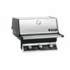 Modern Home Products THRG2LS Hybrid Built-In Gas Grill With SearMagic Grids, 27-Inch