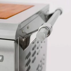 American Made Grills AMG-MUS36-CART Muscle 36-Inch Dual Fuel Wood And Gas Grill With Infrared Searing Burner And Rotisserie Kit On Cart -Broil King Shop musfs36 e 4 21