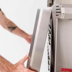 American Made Grills AMG-MUS54-CART Muscle 54-Inch Dual Fuel Wood And Gas Grill With Infrared Searing Burner And Rotisserie Kit On Cart 25 American Made Grills AMG-MUS54-CART Muscle 54-Inch Dual Fuel Wood And Gas Grill With Infrared Searing Burner And Rotisserie Kit On Cart -Broil King Shop musfs36 g 4 21 1