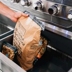 American Made Grills AMG-MUS54-CART Muscle 54-Inch Dual Fuel Wood And Gas Grill With Infrared Searing Burner And Rotisserie Kit On Cart 20 American Made Grills AMG-MUS54-CART Muscle 54-Inch Dual Fuel Wood And Gas Grill With Infrared Searing Burner And Rotisserie Kit On Cart -Broil King Shop musfs54 c 04 21