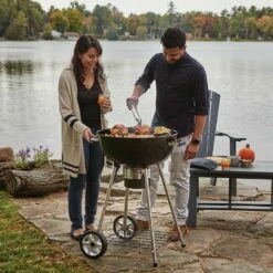 Napoleon NK22K-LEG-2 Rodeo Charcoal Kettle Grill -Broil King Shop nk22ck leg 2 ls h 07 20