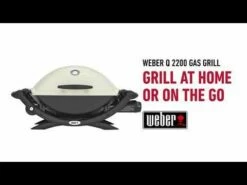 Weber Q2200 Portable Propane Gas Grill With Side Tables On Scissor Cart (WEB-54060001-WEB-6557) -Broil King Shop oGgsQxGmj7w 13