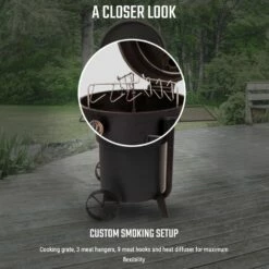 Oklahoma Joe's OKJ-19202 Anthem Series Bronco Pro Drum Smoker -Broil King Shop okj 19202099 ls g 05 21