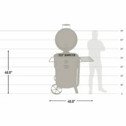 Oklahoma Joe's OKJ-19202 Anthem Series Bronco Pro Drum Smoker -Broil King Shop okj 19202099 ls h 05 21