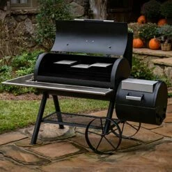 Oklahoma Joe's OKJ-21202124 Anthem Series Longhorn Reverse Flow Offset Smoker -Broil King Shop okj 21202124 ls a 05 21
