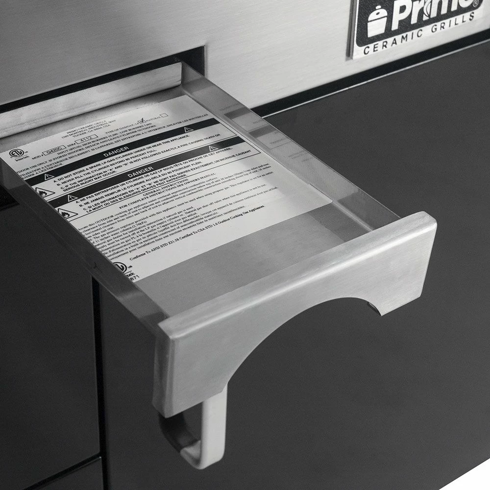 Primo GXLC Extra Large Oval Ceramic Propane Kamado Grill On Two-Drawer Cart 11 Primo GXLC Extra Large Oval Ceramic Propane Kamado Grill On Two-Drawer Cart - Image 11