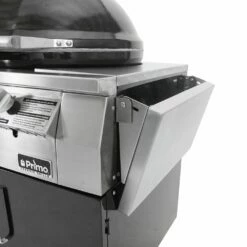 Primo GXLC Extra Large Oval Ceramic Propane Kamado Grill On Two-Drawer Cart 16 Primo GXLC Extra Large Oval Ceramic Propane Kamado Grill On Two-Drawer Cart -Broil King Shop oval g 420 side shelf down 01 20