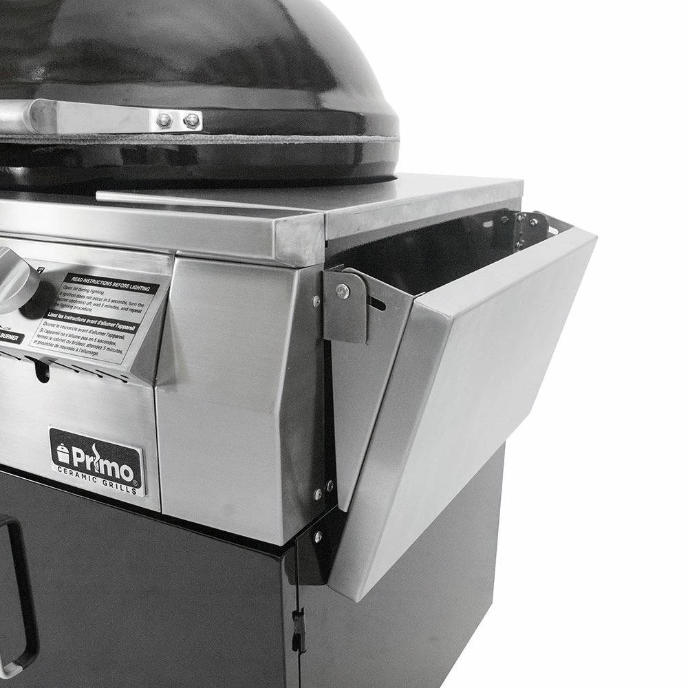 Primo GXLC Extra Large Oval Ceramic Propane Kamado Grill On Two-Drawer Cart 6 Primo GXLC Extra Large Oval Ceramic Propane Kamado Grill On Two-Drawer Cart - Image 6