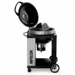 Napoleon PRO22K-CART-2 Rodeo Pro Charcoal Kettle Grill On Cart -Broil King Shop pro22k cart 2 d 07 20