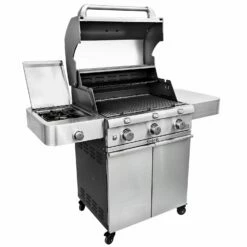 Saber R50CC0317 3-Burner Deluxe Freestanding Cast Infrared Grill With Side Burner, 32-Inches 14 Saber R50CC0317 3-Burner Deluxe Freestanding Cast Infrared Grill With Side Burner, 32-Inches -Broil King Shop r50cc0317 d 02 20