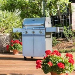 Saber R50CC0317 3-Burner Deluxe Freestanding Cast Infrared Grill With Side Burner, 32-Inches 19 Saber R50CC0317 3-Burner Deluxe Freestanding Cast Infrared Grill With Side Burner, 32-Inches -Broil King Shop r50cc0317 ls h 02 20