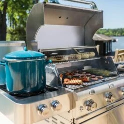 Saber R50SC0017 3-Burner Deluxe Freestanding Infrared Grill With Side Burner, 32-Inches -Broil King Shop r50sc0017 ls g 02 20