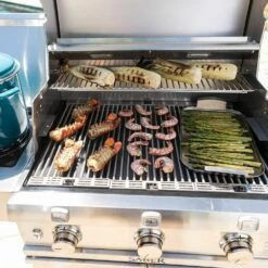 Saber R50SC0017 3-Burner Deluxe Freestanding Infrared Grill With Side Burner, 32-Inches -Broil King Shop r50sc0017 ls n 02 20