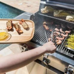 Saber R50SC0017 3-Burner Deluxe Freestanding Infrared Grill With Side Burner, 32-Inches -Broil King Shop r50sc0017 ls s 02 20