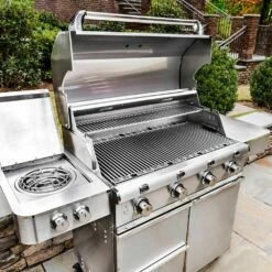 Saber R67SC0917 4-Burner Elite Freestanding Infrared Grill With Rotisserie & Side Burner, 40-Inches -Broil King Shop r67sc0917 ls b 02 20