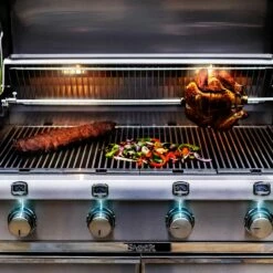 Saber R67SC0917 4-Burner Elite Freestanding Infrared Grill With Rotisserie & Side Burner, 40-Inches -Broil King Shop r67sc0917 ls k 02 20