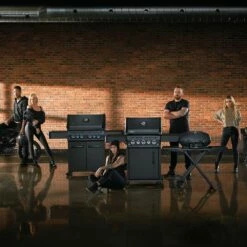 Napoleon RSE425RSIBK-1-PHM Phantom Rogue SE 425 Gas Grill On Cart With Infrared Side And Rear Burners -Broil King Shop rse425rsibk 1 phm config i 11 22