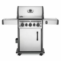 Napoleon RSE425RSIBSS Rogue SE 425 Gas Grill On Cart With Infrared Side And Rear Burners, 23.75-Inches