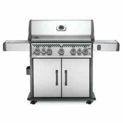 Napoleon RSE625RSIBSS Rogue SE 625 Gas Grill On Cart With Infrared Side And Rear Burners, 34.75-Inches