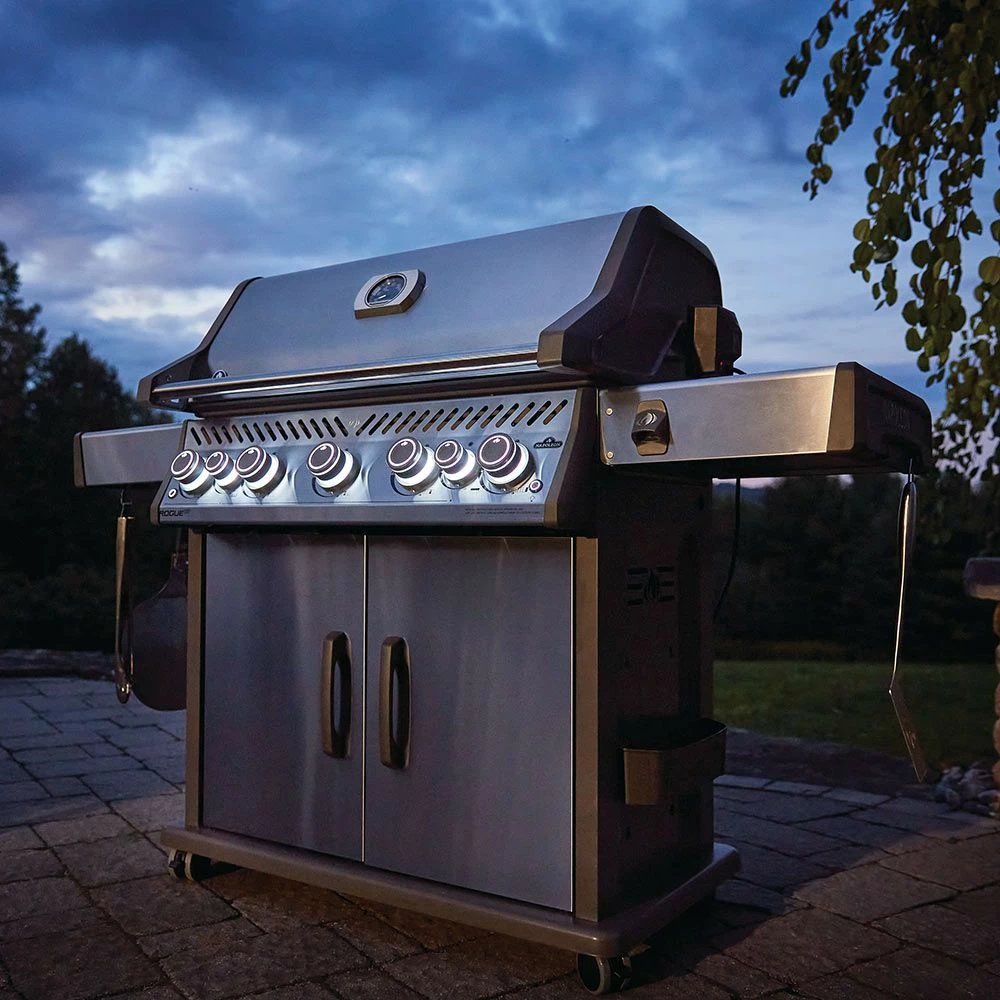 Napoleon RSE625RSIBSS Rogue SE 625 Gas Grill On Cart With Infrared Side And Rear Burners, 34.75-Inches 14 Napoleon RSE625RSIBSS Rogue SE 625 Gas Grill On Cart With Infrared Side And Rear Burners, 34.75-Inches - Image 14