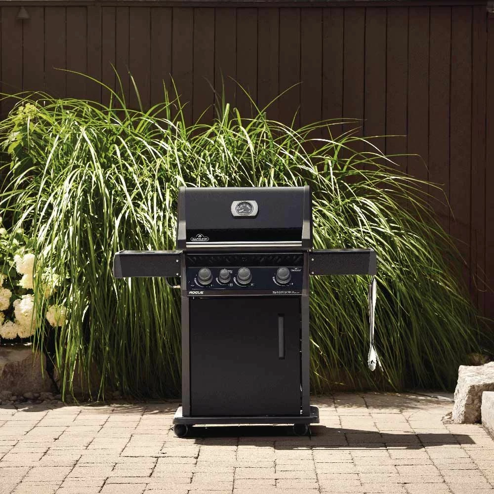 Napoleon RXT425SIBK Rogue XT 425 Black Gas Grill On Cart With Infrared Side Burner, 23.75-Inches 3 Napoleon RXT425SIBK Rogue XT 425 Black Gas Grill On Cart With Infrared Side Burner, 23.75-Inches - Image 3