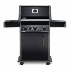 Napoleon RXT425SIBK Rogue XT 425 Black Gas Grill On Cart With Infrared Side Burner, 23.75-Inches