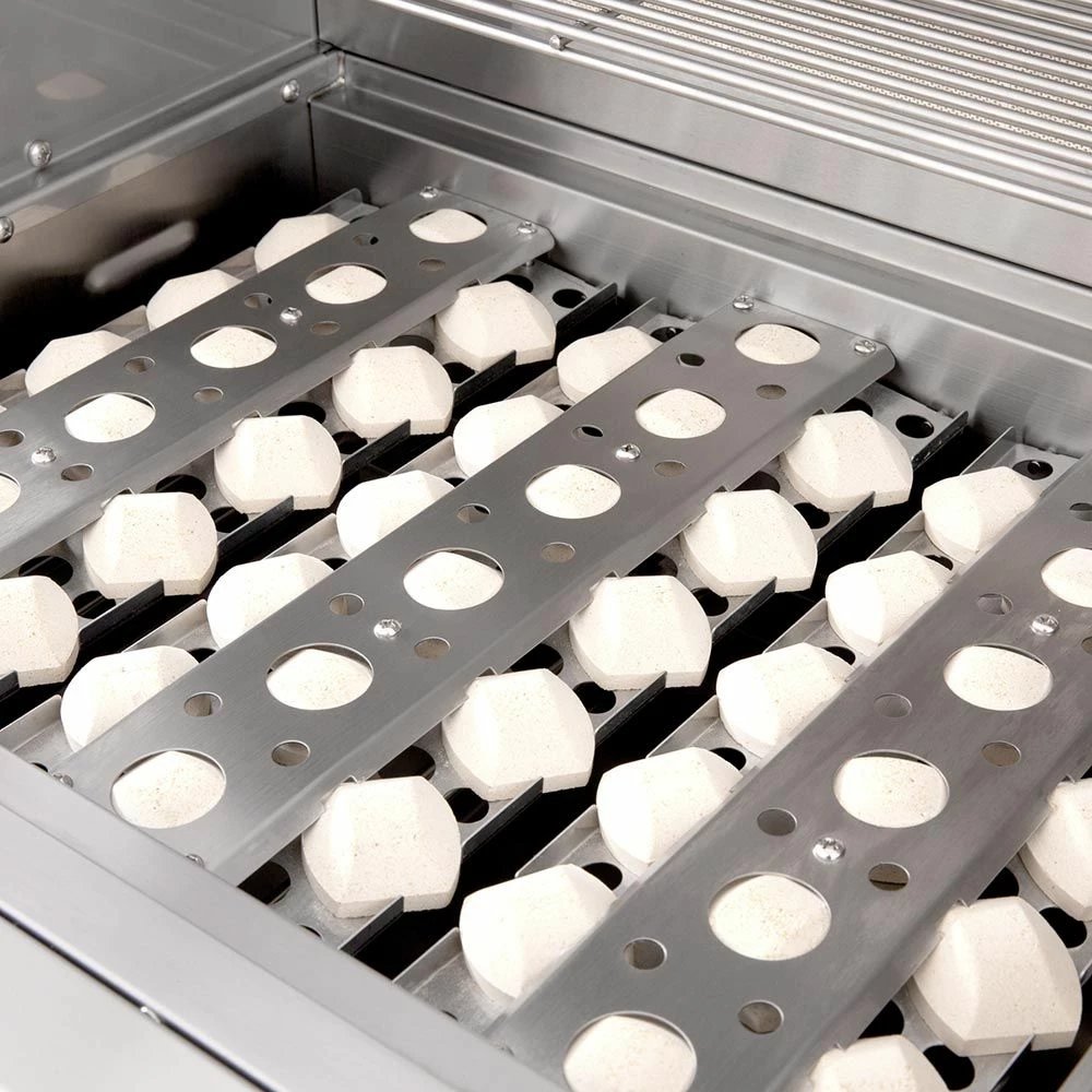 American Made Grills AMG-ENC54-CART Encore 54-Inch Dual Fuel Wood And Gas Grill With Infrared Searing Burner And Rotisserie Kit On Cart 6 American Made Grills AMG-ENC54-CART Encore 54-Inch Dual Fuel Wood And Gas Grill With Infrared Searing Burner And Rotisserie Kit On Cart - Image 6