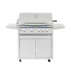 Summerset SIZPRO32-CART-SIZ32-SC Sizzler Pro Series Gas Grill On Cart, 32-Inch