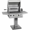 Solaire AGBQ-27 27-Inch Deluxe Grill With Rotisserie On Bolt-Down Post