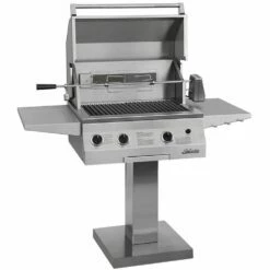 Solaire AGBQ-27 27-Inch Deluxe Grill With Rotisserie On Bolt-Down Post