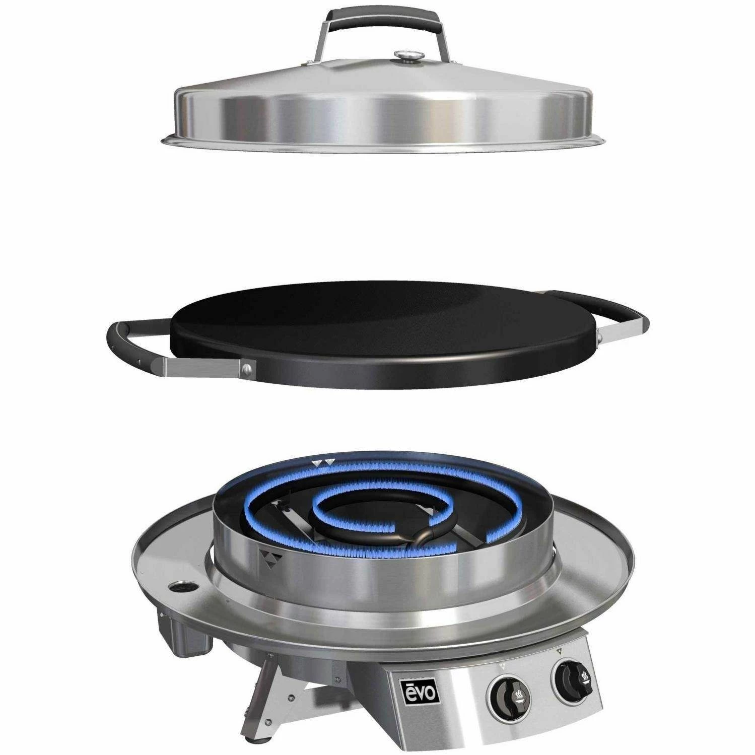 Evo Professional Series Tabletop Gas Grill 2 Evo Professional Series Tabletop Gas Grill - Image 2